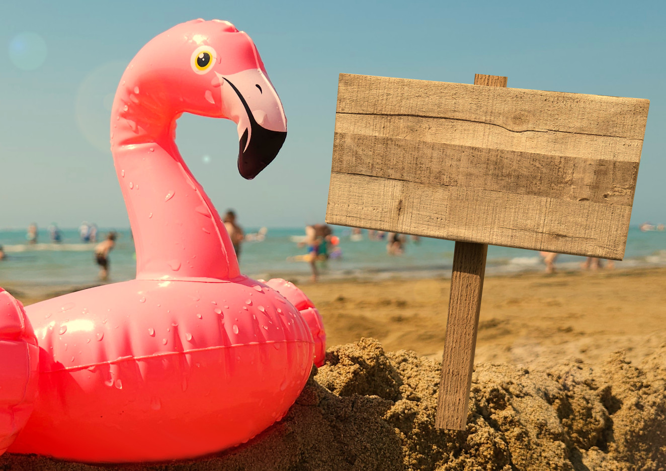 Urlaub Flamingo ohne Text